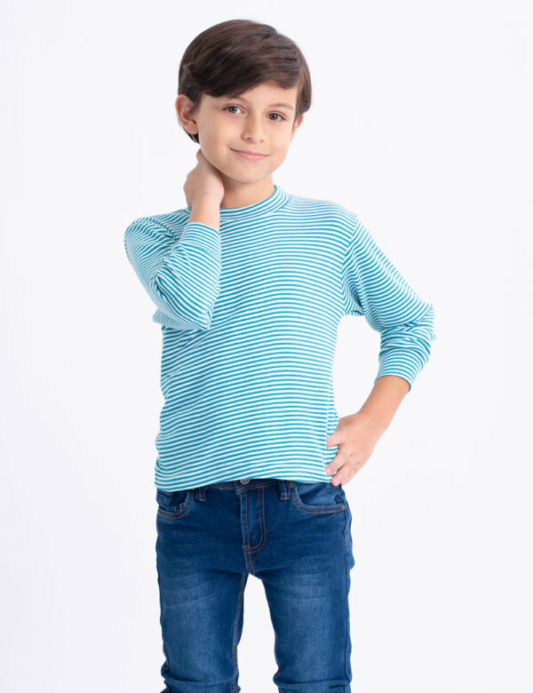Playera Rayada Manga Larga