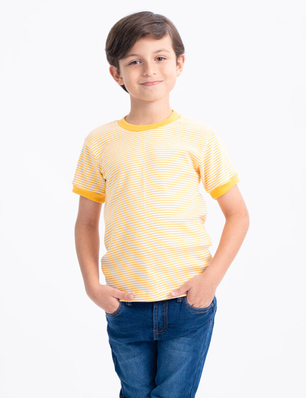 Playera Rayada M/Corta