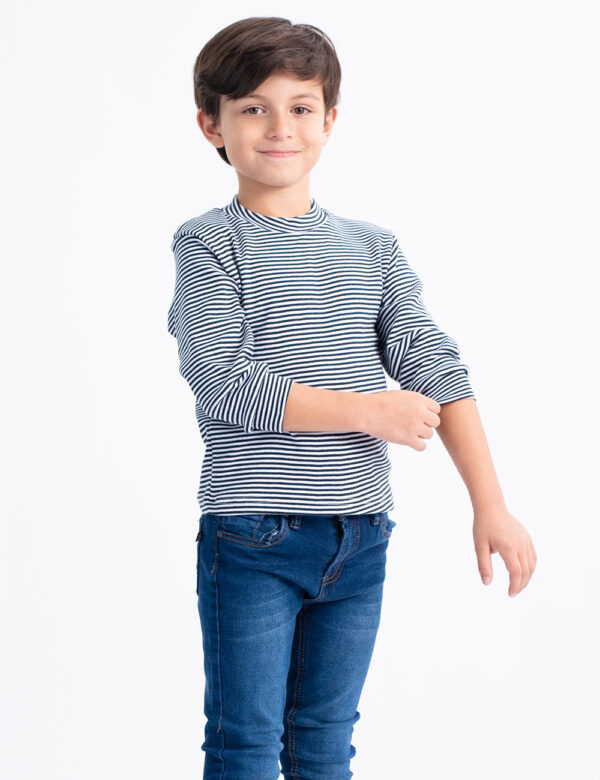 Playera Rayada Manga Larga