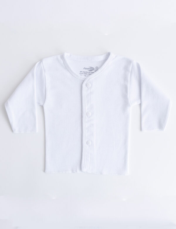 Camiseta Abotonada Rayada M/L