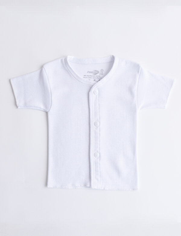 Camiseta Abotonada Rayada M/M