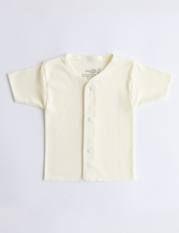 Camiseta Abotonada Rayada M/M