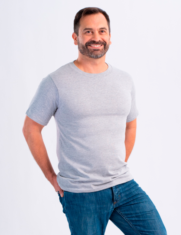 Playera cuello redondo manga corta