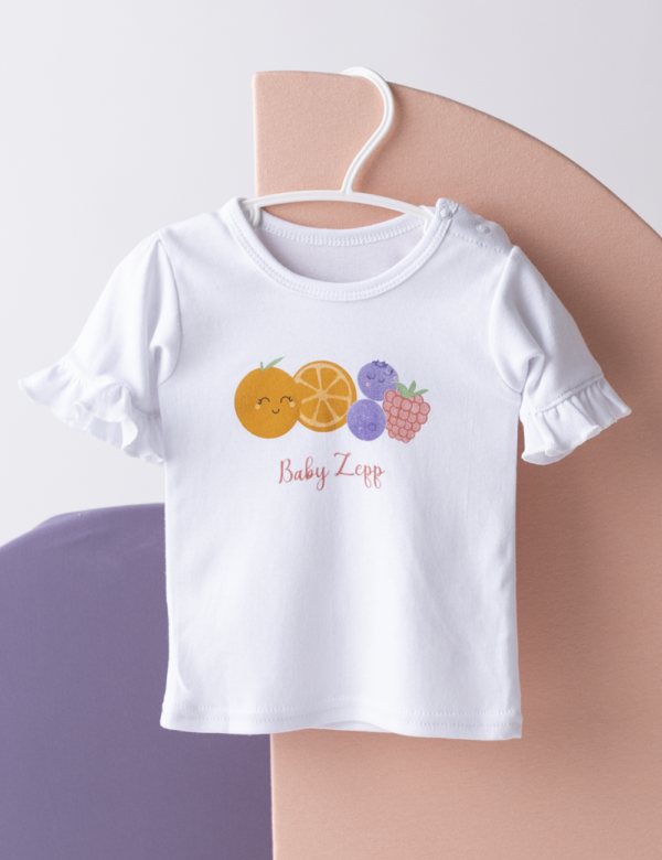 Blusa Manga Corta Estampado Focalizado