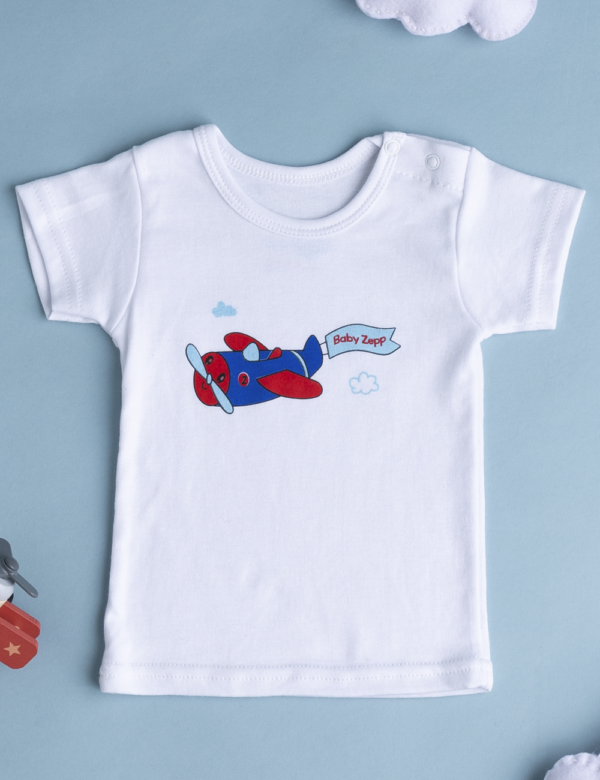 Playera Estampado Focalizado Manga Corta