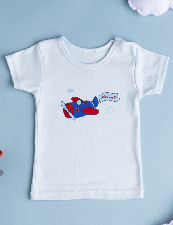 Playera Estampado Focalizado Manga Corta