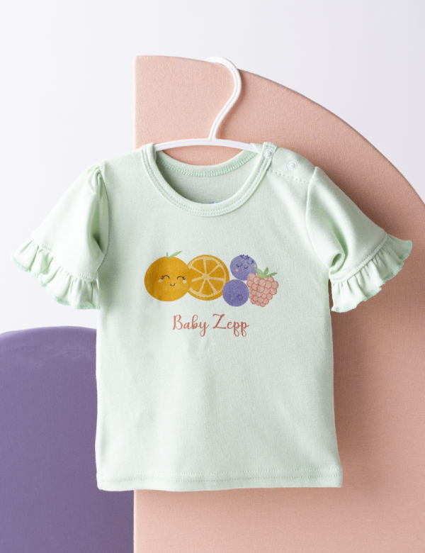 Blusa Manga Corta Estampado Focalizado