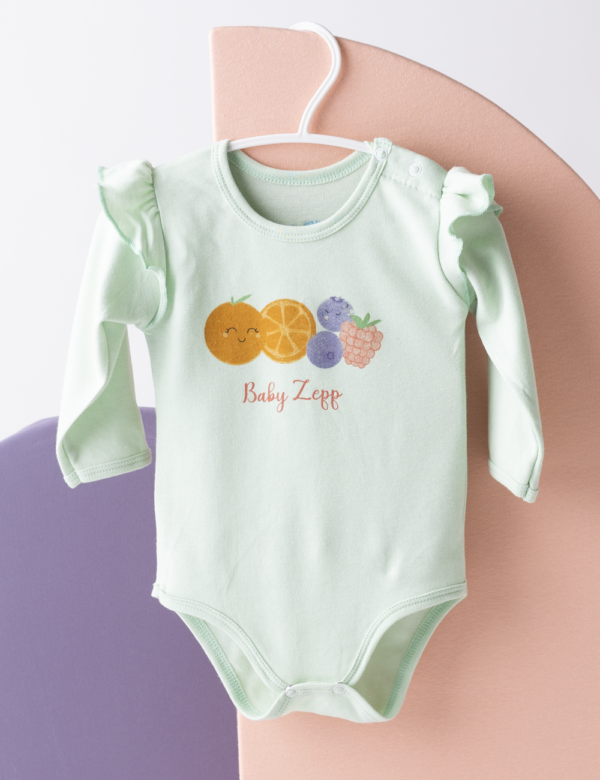 Body Manga Larga Estampado Focalizado