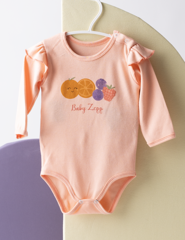 Body Manga Larga Estampado Focalizado