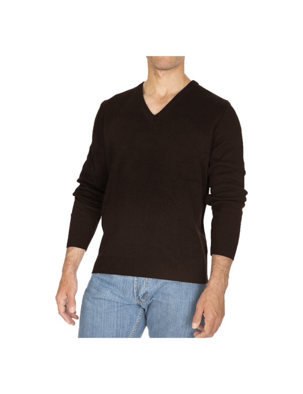Básico Suéter Cuello V