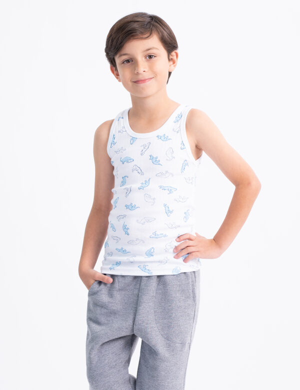 Camiseta Acanalada Dinosaurios